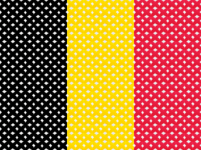 Belgium Flag cross stitch motif preview