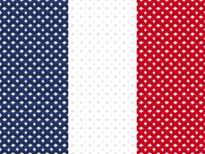 France Flag cross stitch motif preview
