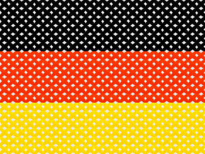 Germany Flag cross stitch motif preview