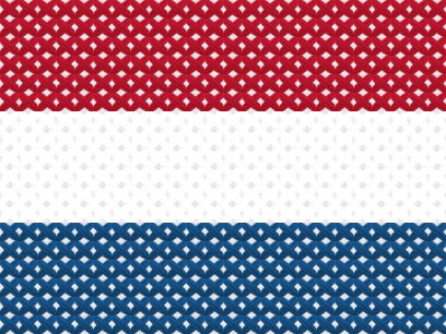 Netherlands Flag cross stitch motif preview