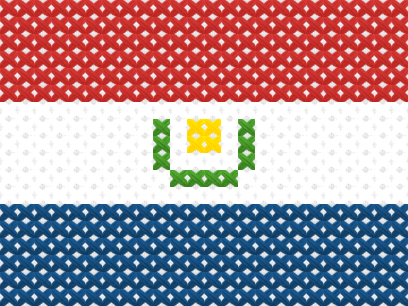 Paraguay Flag cross stitch motif preview