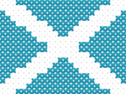 Scotland Flag cross stitch motif preview