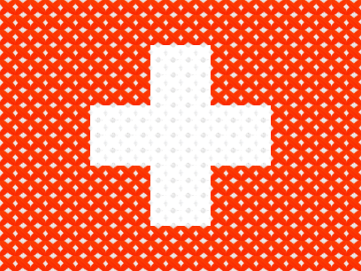 Switzerland Flag cross stitch motif preview