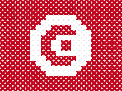 Tunisia Flag cross stitch motif preview