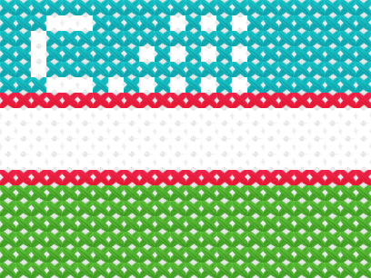 Uzbekistan Flag cross stitch motif preview