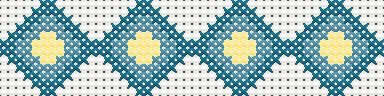 Diamond Chain Border Cross Stitch Pattern preview