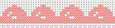 Scallop Lace Border Cross Stitch Pattern preview