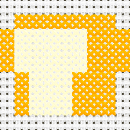 Bread cross stitch motif preview