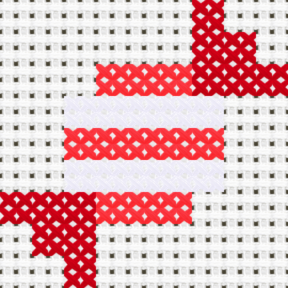Candy cross stitch motif preview