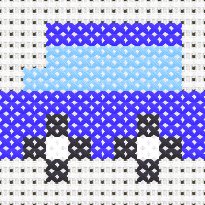 Car cross stitch motif preview