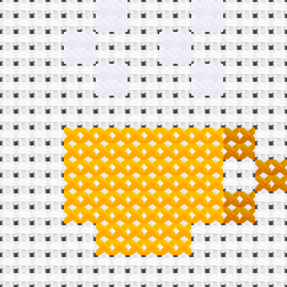 Coffee cross stitch motif preview