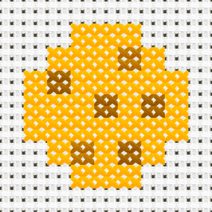 Cookie cross stitch motif preview