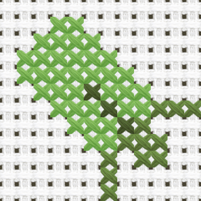 Ivy Corner Cross Stitch Pattern preview
