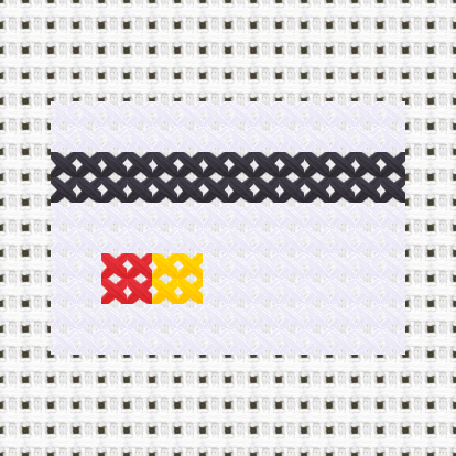 Credit Card cross stitch motif preview