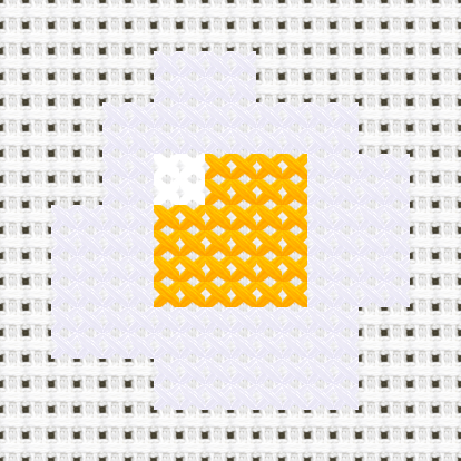 Egg cross stitch motif preview