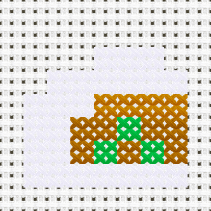 Gua Bao cross stitch motif preview