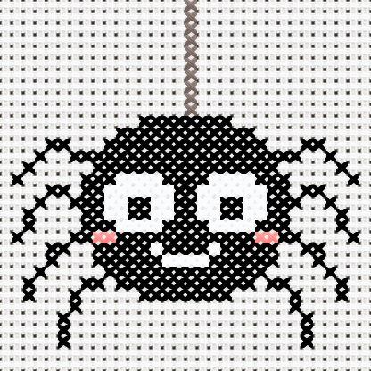 Spider Cross Stitch Pattern preview