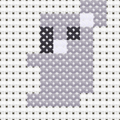 Koala Hug cross stitch motif preview
