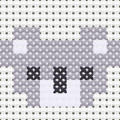 Koala cross stitch motif preview