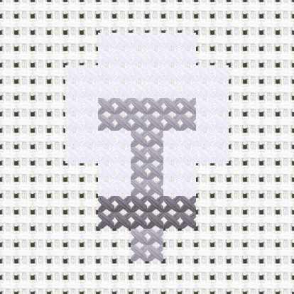 Light Bulb Off cross stitch motif preview