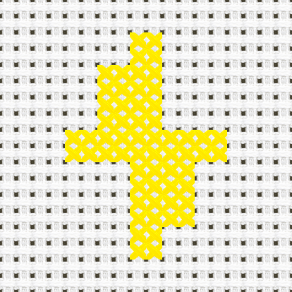 Lightning Bolt 1 cross stitch motif preview