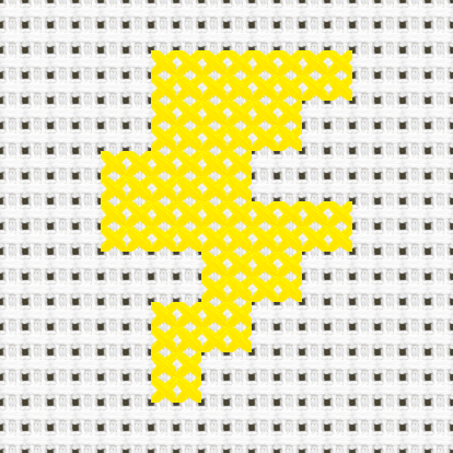 Lightning Bolt 2 cross stitch motif preview