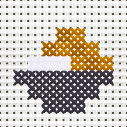 Lu Rou Fan cross stitch motif preview
