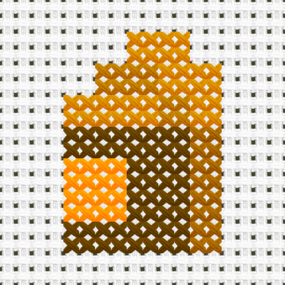 Mooncake Slice cross stitch motif preview
