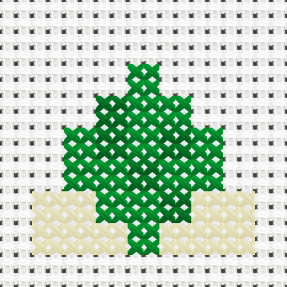 Nasilemak cross stitch motif preview