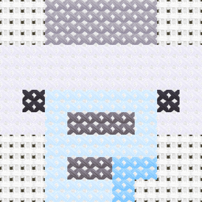 Printer cross stitch motif preview