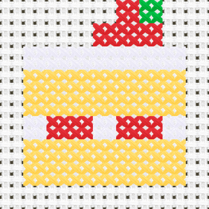 Shortcake cross stitch motif preview