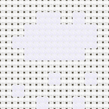 Snow cross stitch motif preview