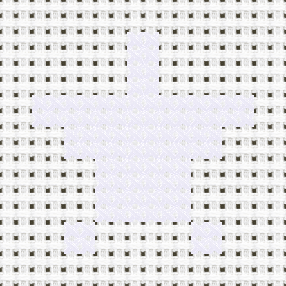 Star Empty cross stitch motif preview