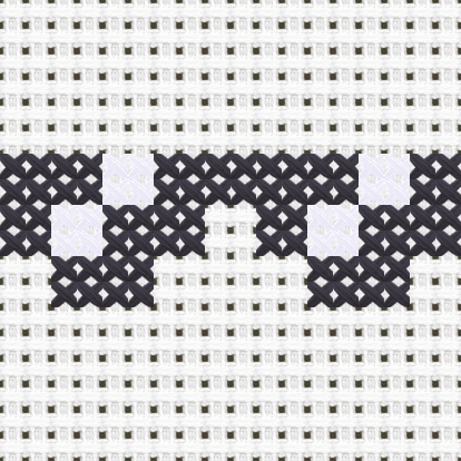 Sunglasses cross stitch motif preview