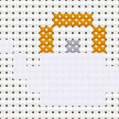 Teapot Japanese cross stitch motif preview