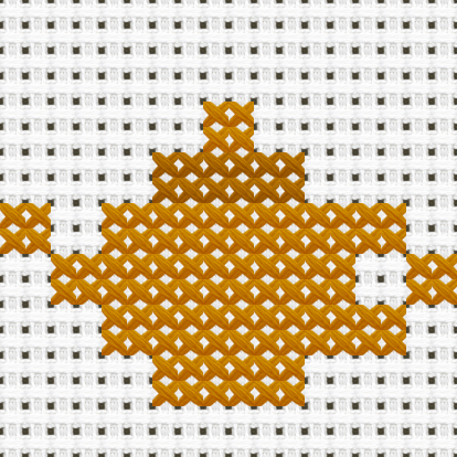 Teapot Yixing cross stitch motif preview