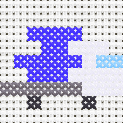 Truck Fast cross stitch motif preview