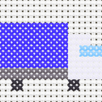 Truck cross stitch motif preview