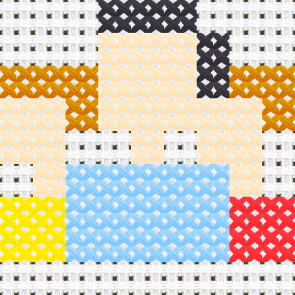 Users cross stitch motif preview