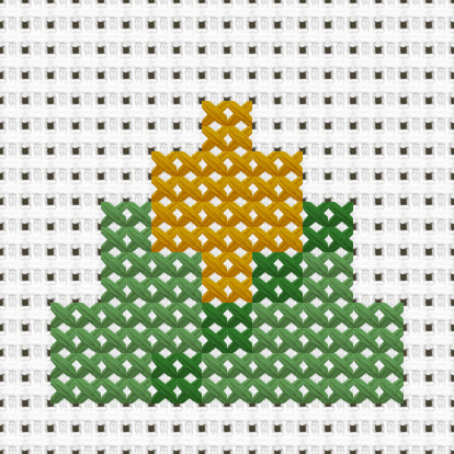 Zongzi cross stitch motif preview