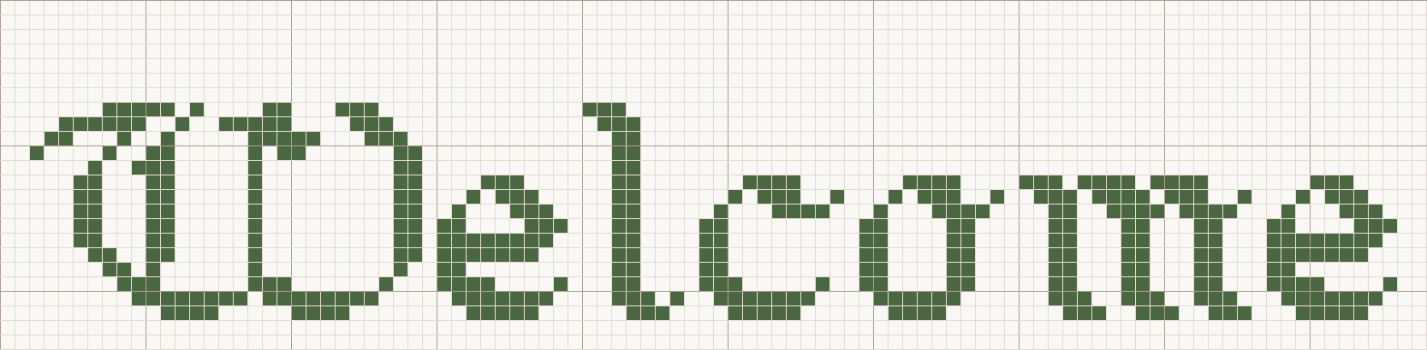 Calligraphy cross stitch letters at the Small size, 20 stitches tall